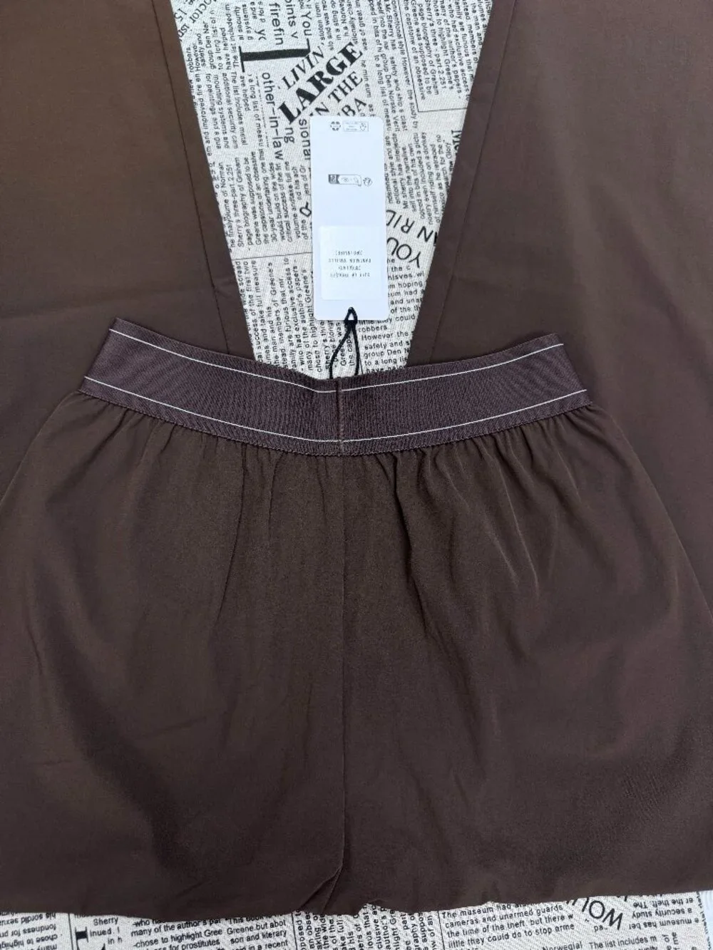 NWT Alo Yoga Espresso High Rise Wide Le Suit Up Pants 🤎 Athleisure (30
